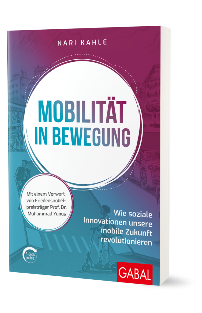 Buchcover des Buches Mobilität in Bewegung von Dr. Nari Kahle