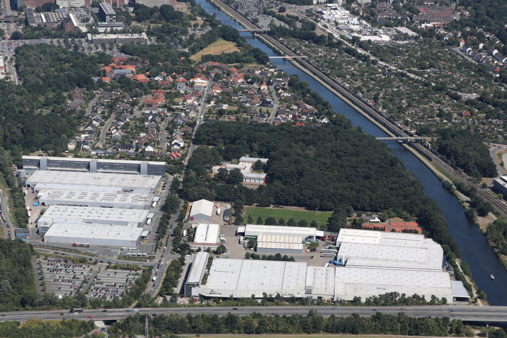 Im Wolfsburger Stadtteil Sandkamp sind Wohn- und Industrieflächen eng verflochten. Daher hilft hier das Projekt "Urban Factory II"